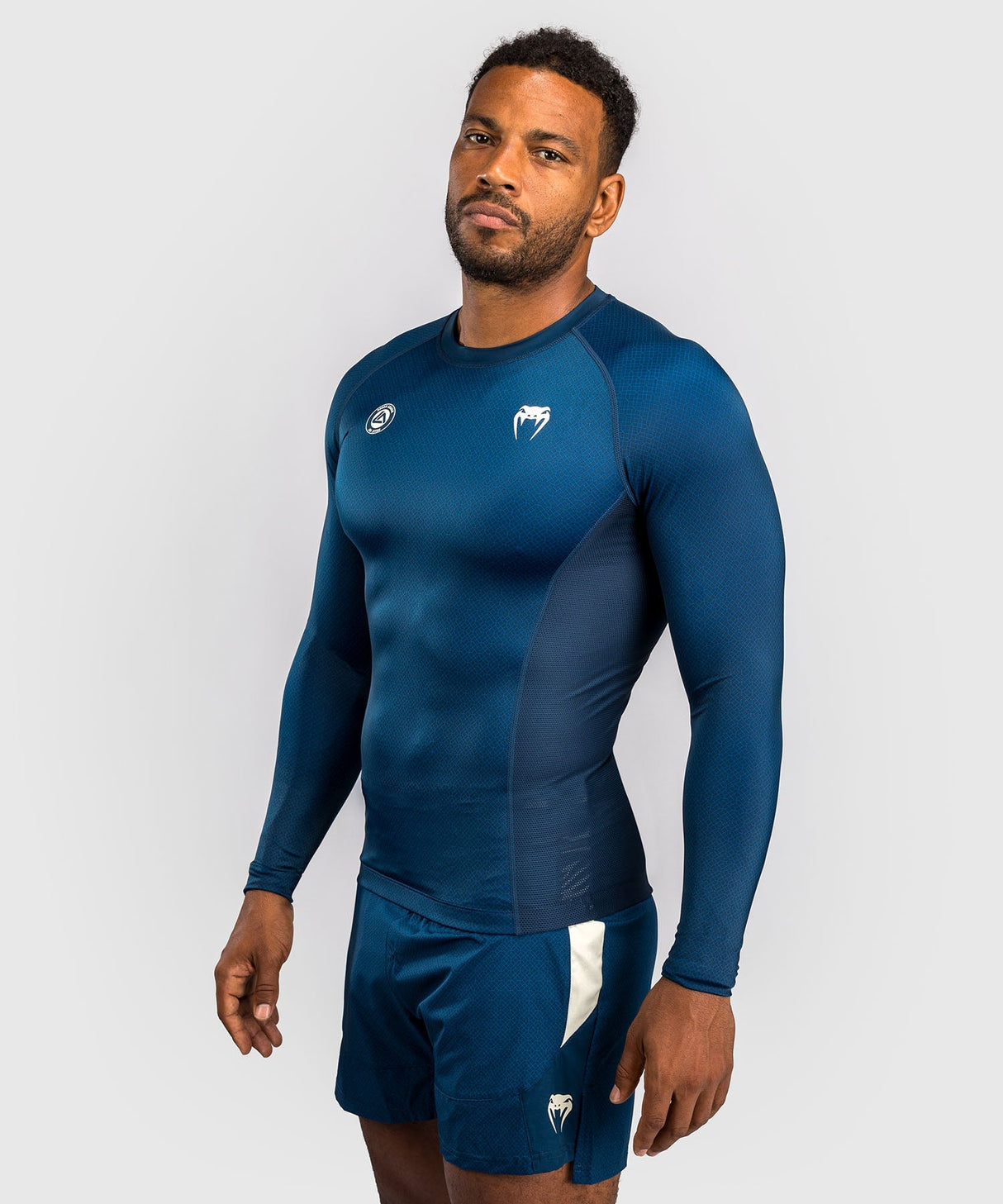 Venum Rashguard x Roger Gracie Academy Lange Ärmel - Blau