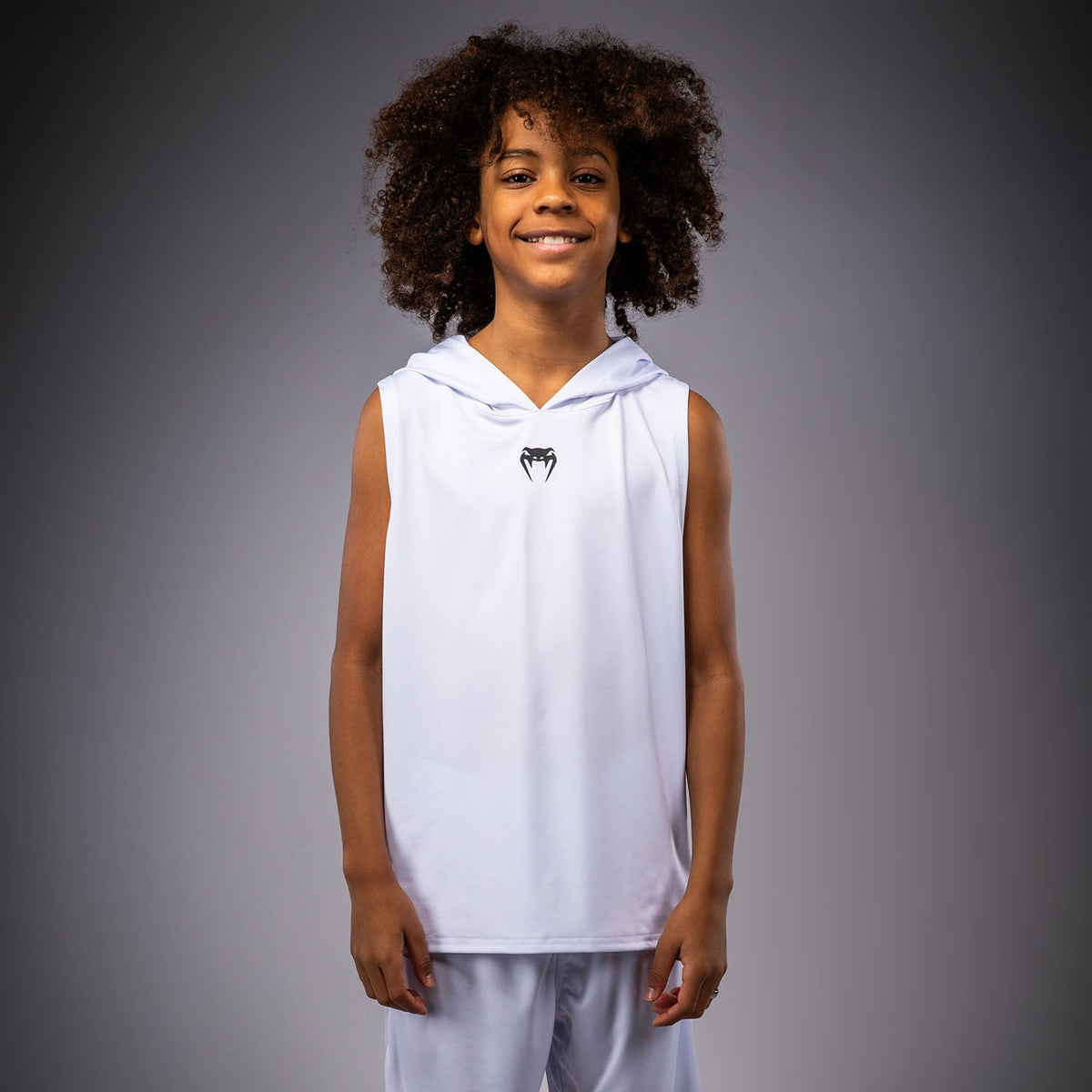 Venum Hoodie Elite Ärmellos Kinder - Weiß