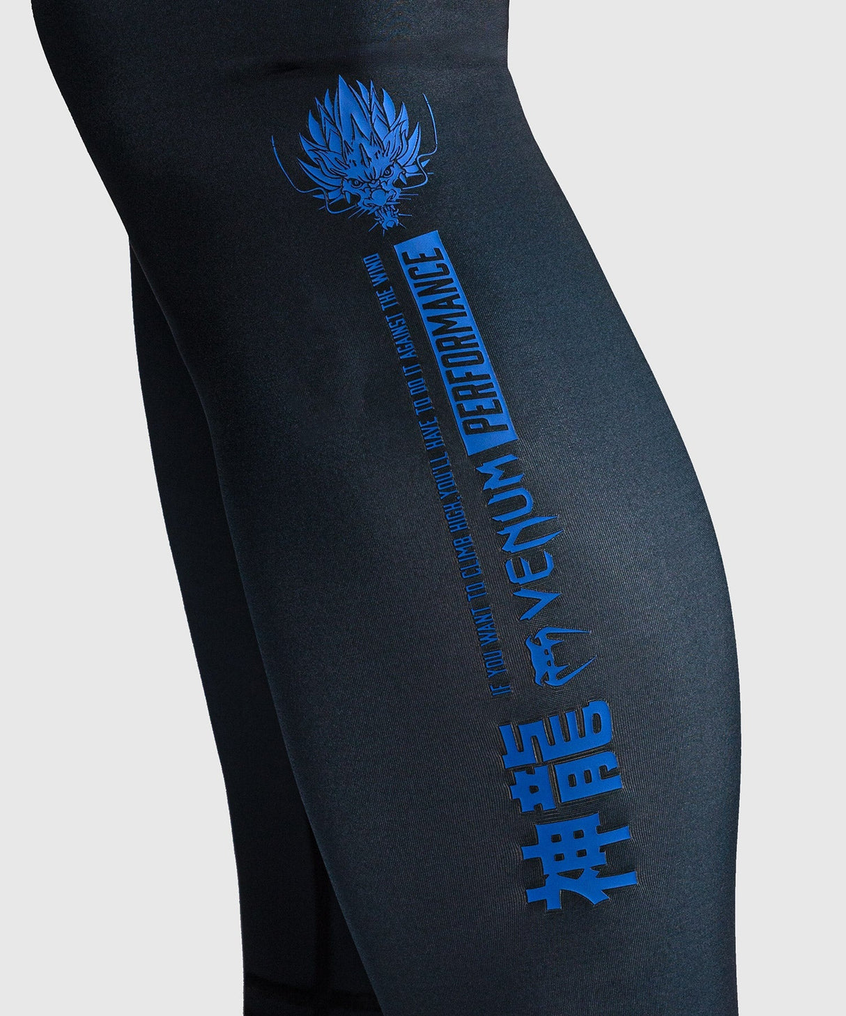 Venum Kompressionshose Thunder Dragon - Schwarz/Königsblau