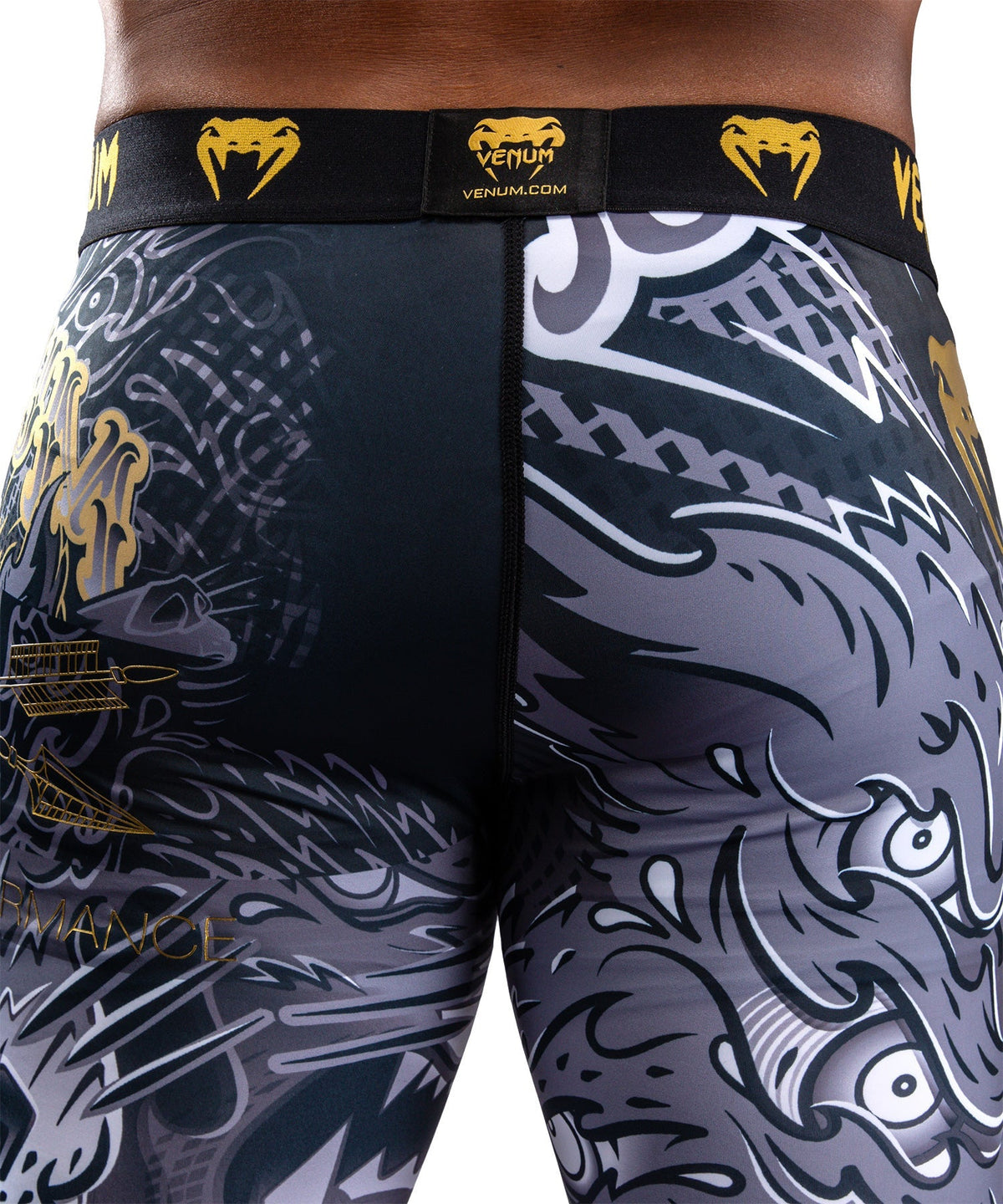 Venum Kompressionshose Wolf Atak - Schwarz/Grau