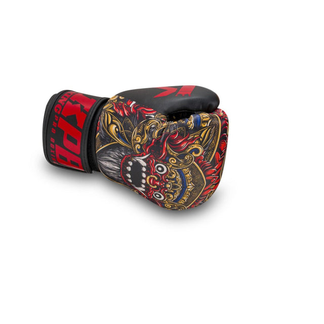 King Pro Boxing Boxhandschuhe BG Baron - Schwarz/Rot/Gold