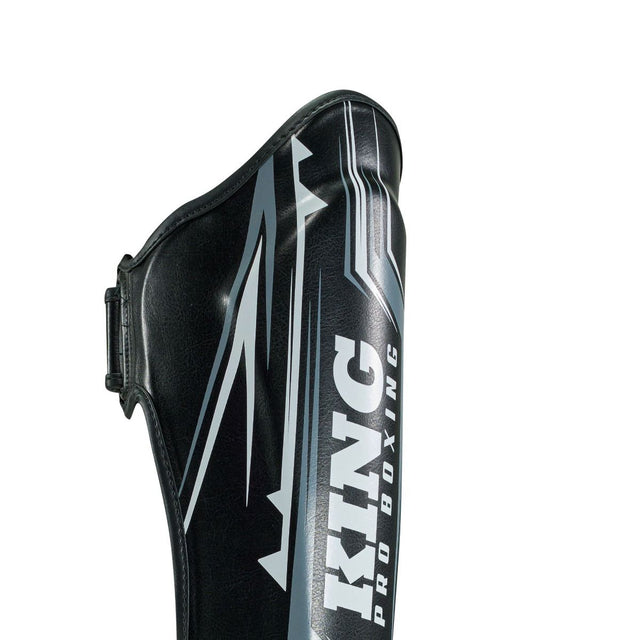 King Pro Boxing Schienbeinschoner Spartan - Schwarz/Grau