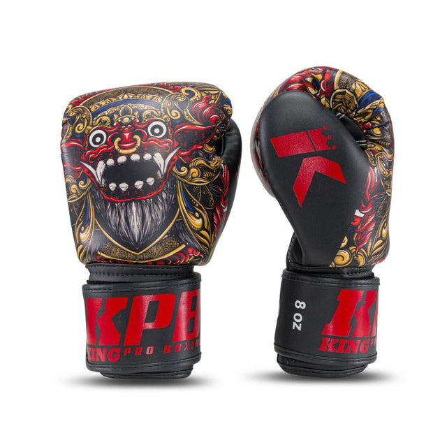 King Pro Boxing Boxhandschuhe BG Baron - Schwarz/Rot/Gold