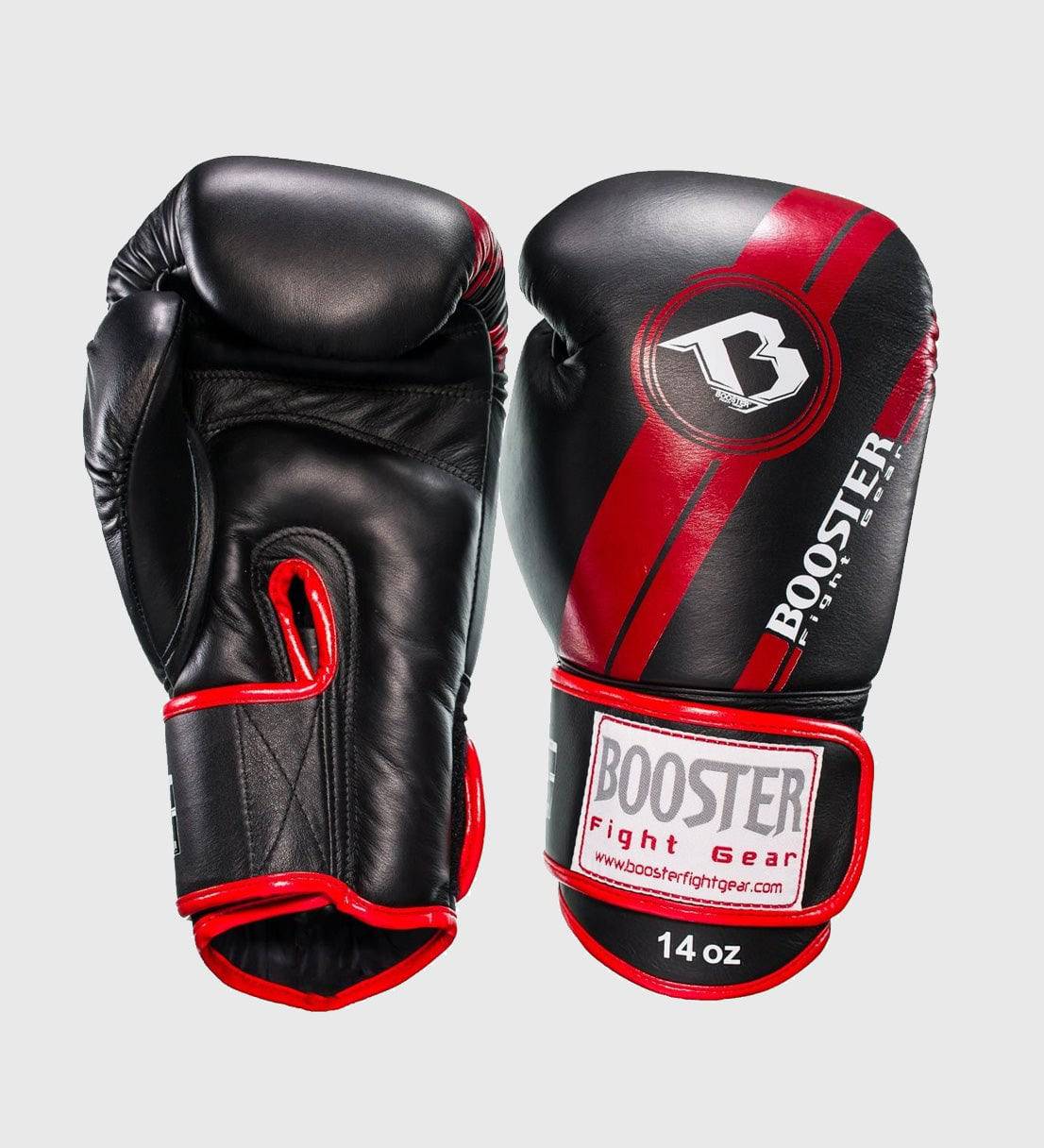 Booster Boxhandschuhe V3 - Schwarz/Rot - The Fight Company Deutschland