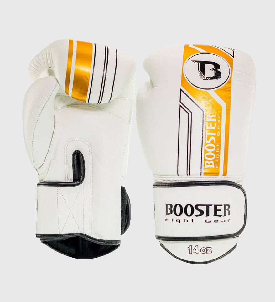 Booster Boxhandschuhe V9 - Weiss/Gold - The Fight Company Deutschland