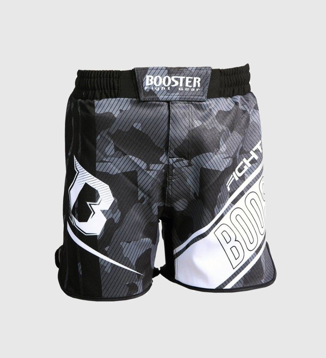 Booster MMA Shorts B Force 2 - Schwarz/Grau/Weiss - The Fight Company Deutschland