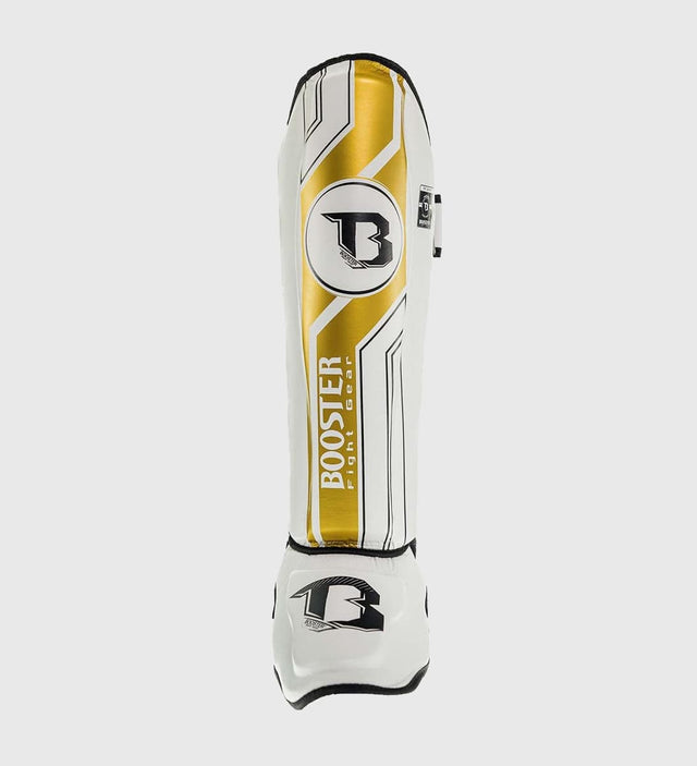 Booster Schienbeinschoner V9 - Weiss/Gold - The Fight Company Deutschland