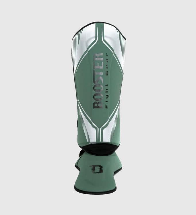Booster Schienbeinschoner Bangkok - Grün/Silber - The Fight Company Deutschland