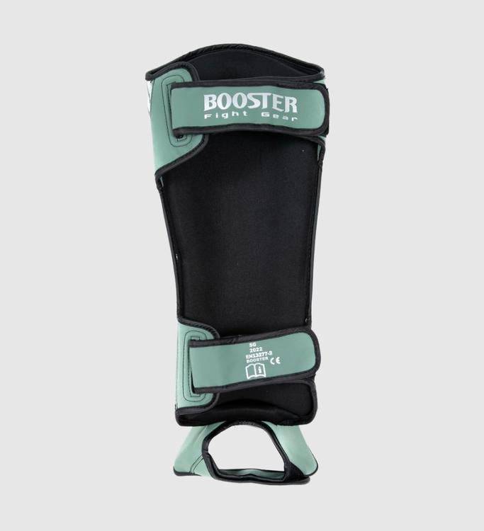 Booster Schienbeinschoner Bangkok - Grün/Silber - The Fight Company Deutschland