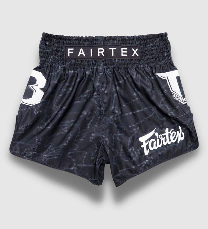 Fairtex X Booster Kickboks Broekje - Zwart/Wit - The Fight Company Deutschland
