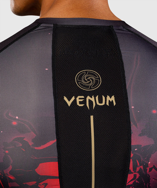 Venum Rashguard x Jujutsu Kaisen Itadori Lange Ärmel - Schwarz/Rot