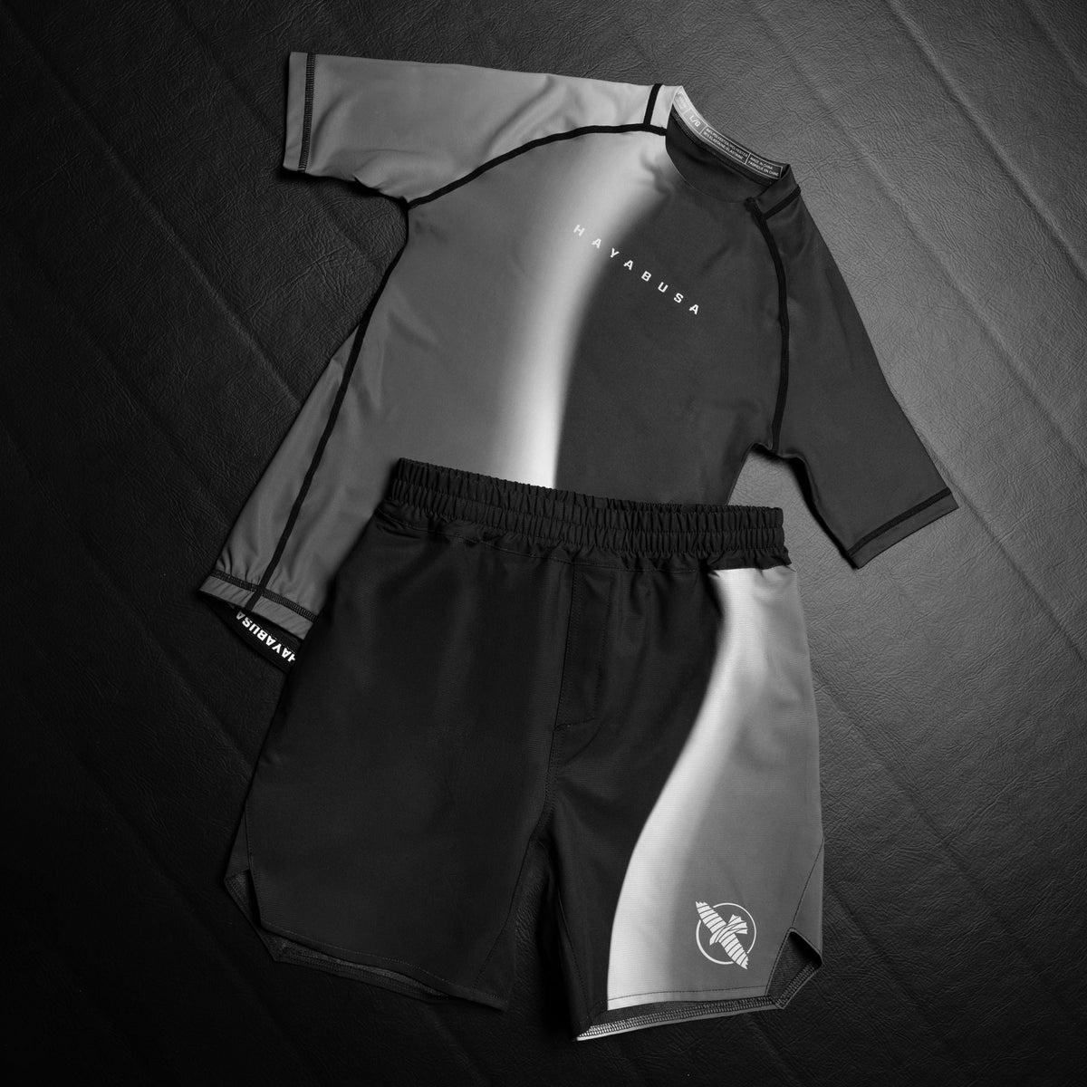 Hayabusa Rashguard Apex Nova Kurzarm Kinder - Schwarz