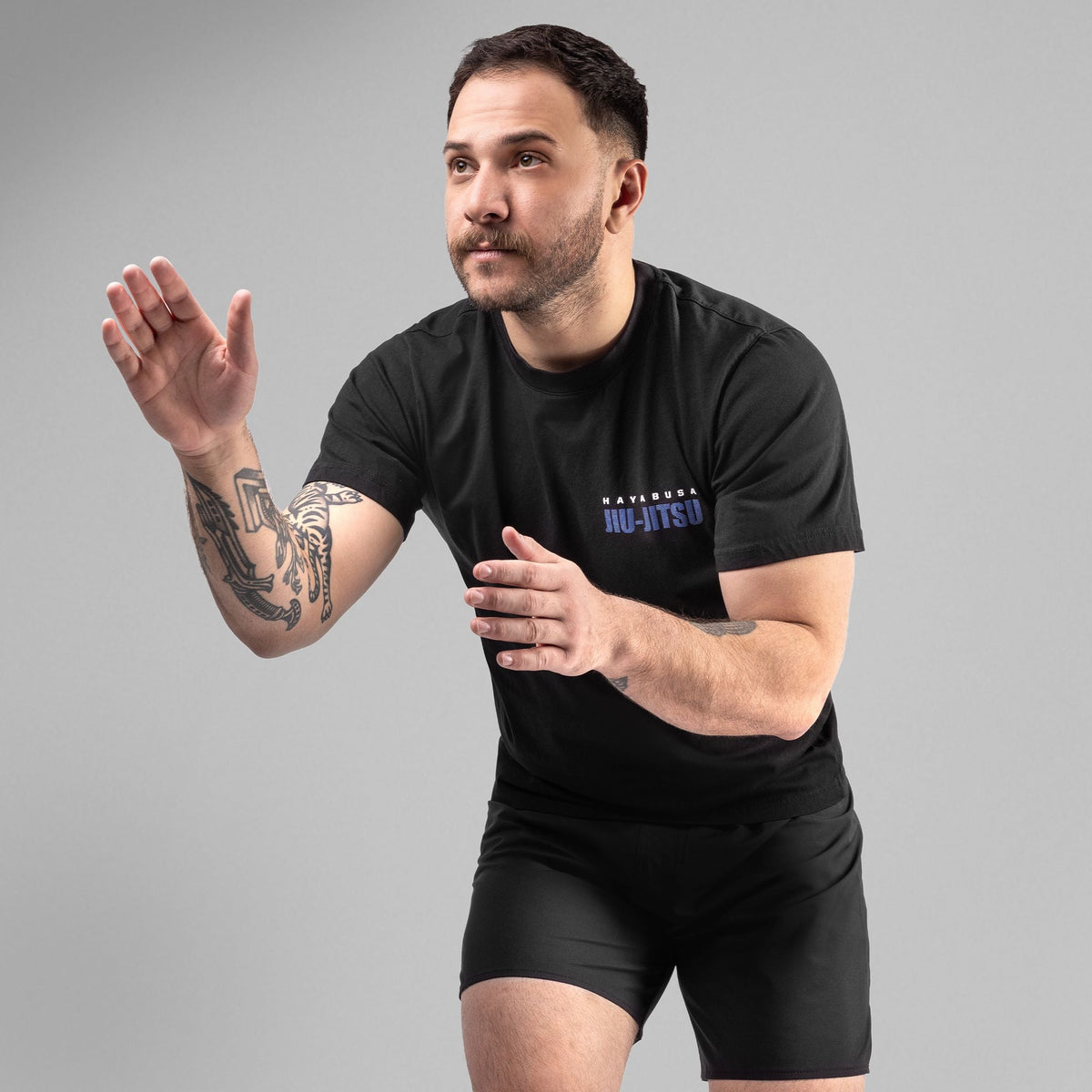 Hayabusa T-Shirt Discipline Jiu-Jitsu - Schwarz