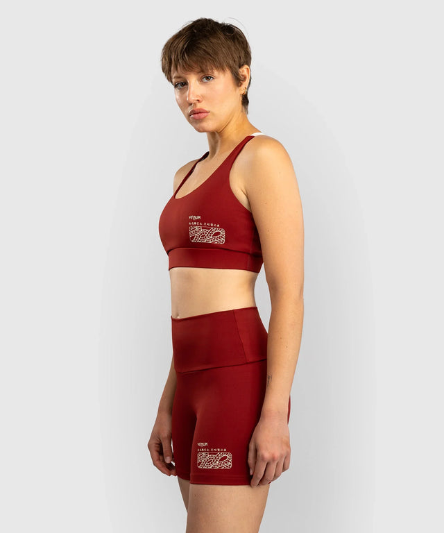Venum Damen Shorts Serpenti - Burgundy