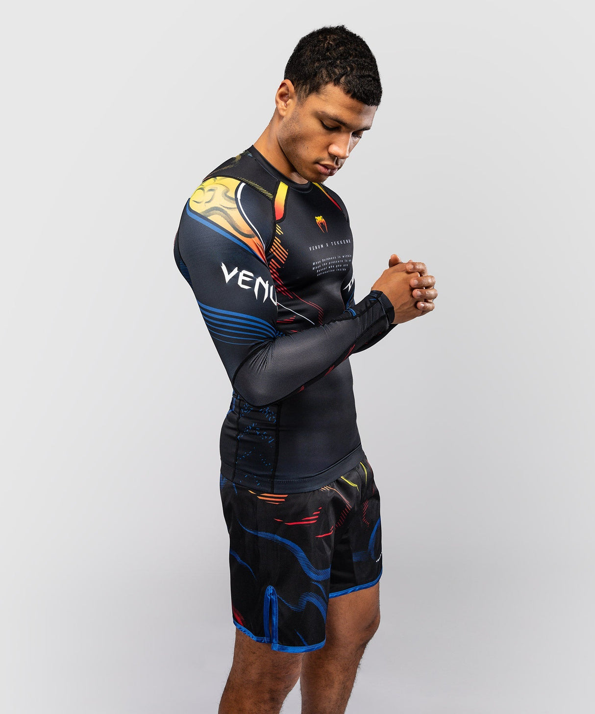 Venum Rashguard TEKKEN 8 Yoshimitsu - Schwarz/Orange - Foto 2