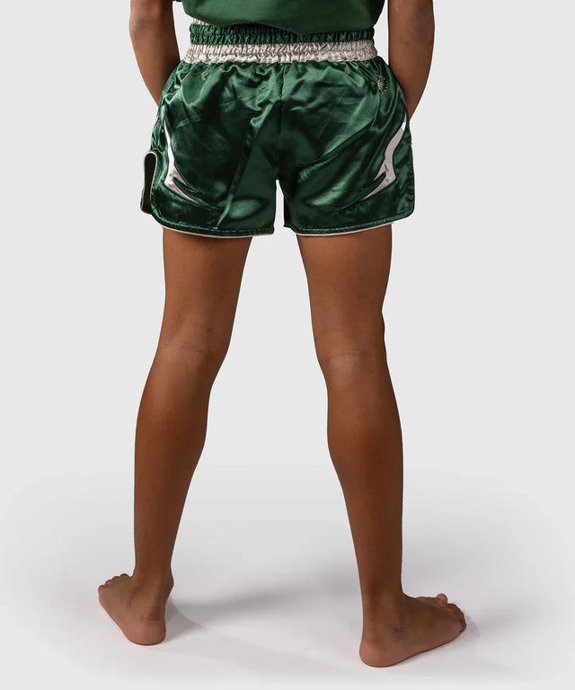 Venum Muay-Thai-Shorts Inferno Kids – Grün