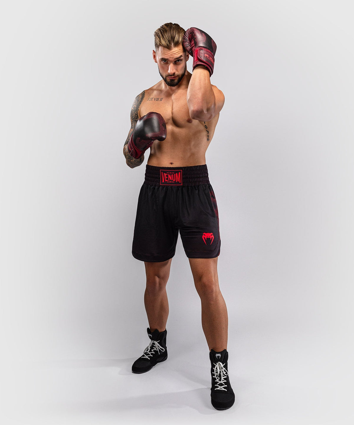 Venum Boxhosen Spectre - Schwarz/Rot