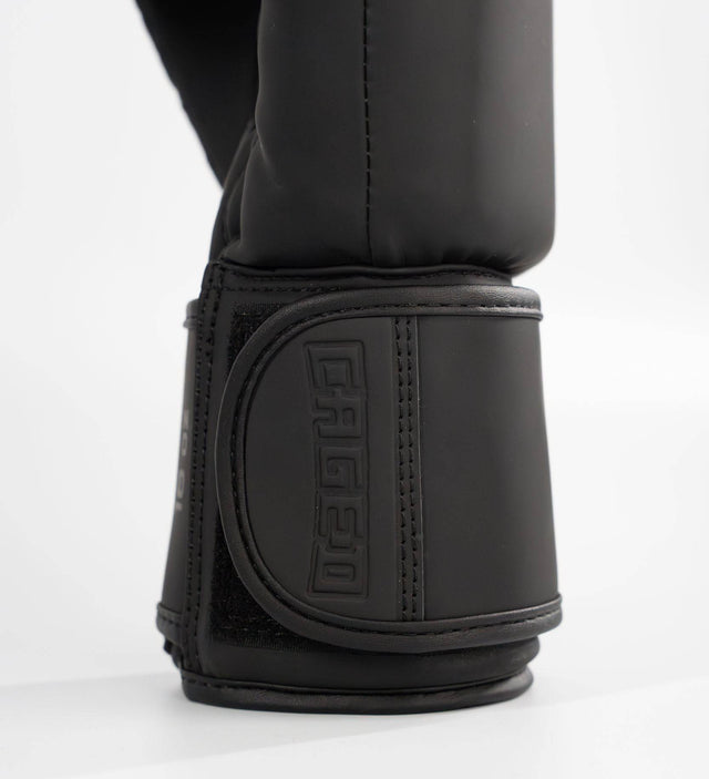 Caged Boxhandschuhe Shadow 2.0 - Schwarz/Schwarz - The Fight Company Deutschland