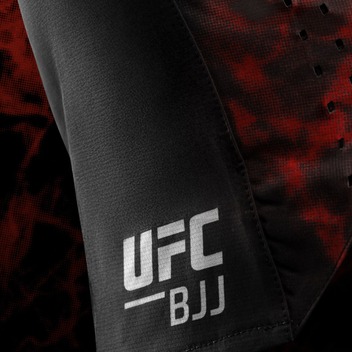 Hayabusa x UFC BJJ MMA Shorts Damen - Schwarz/Rot