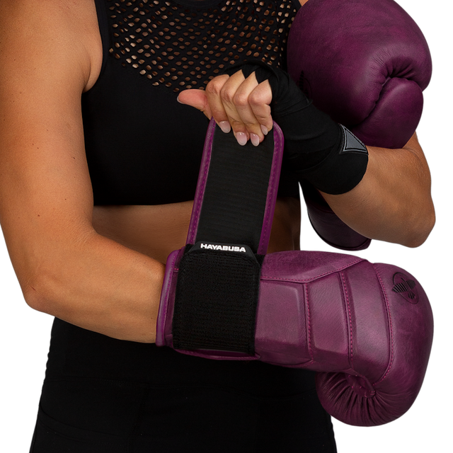 Hayabusa Boxhandschuhe T3 LX – Weinrot
