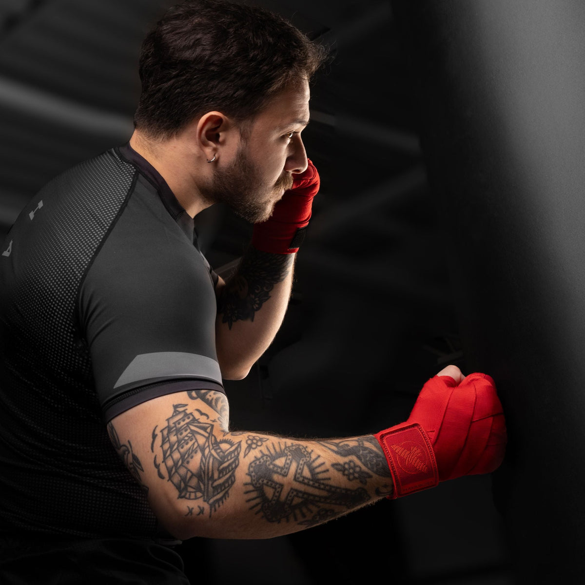 Hayabusa Handwraps Knuckle Guard - Rot