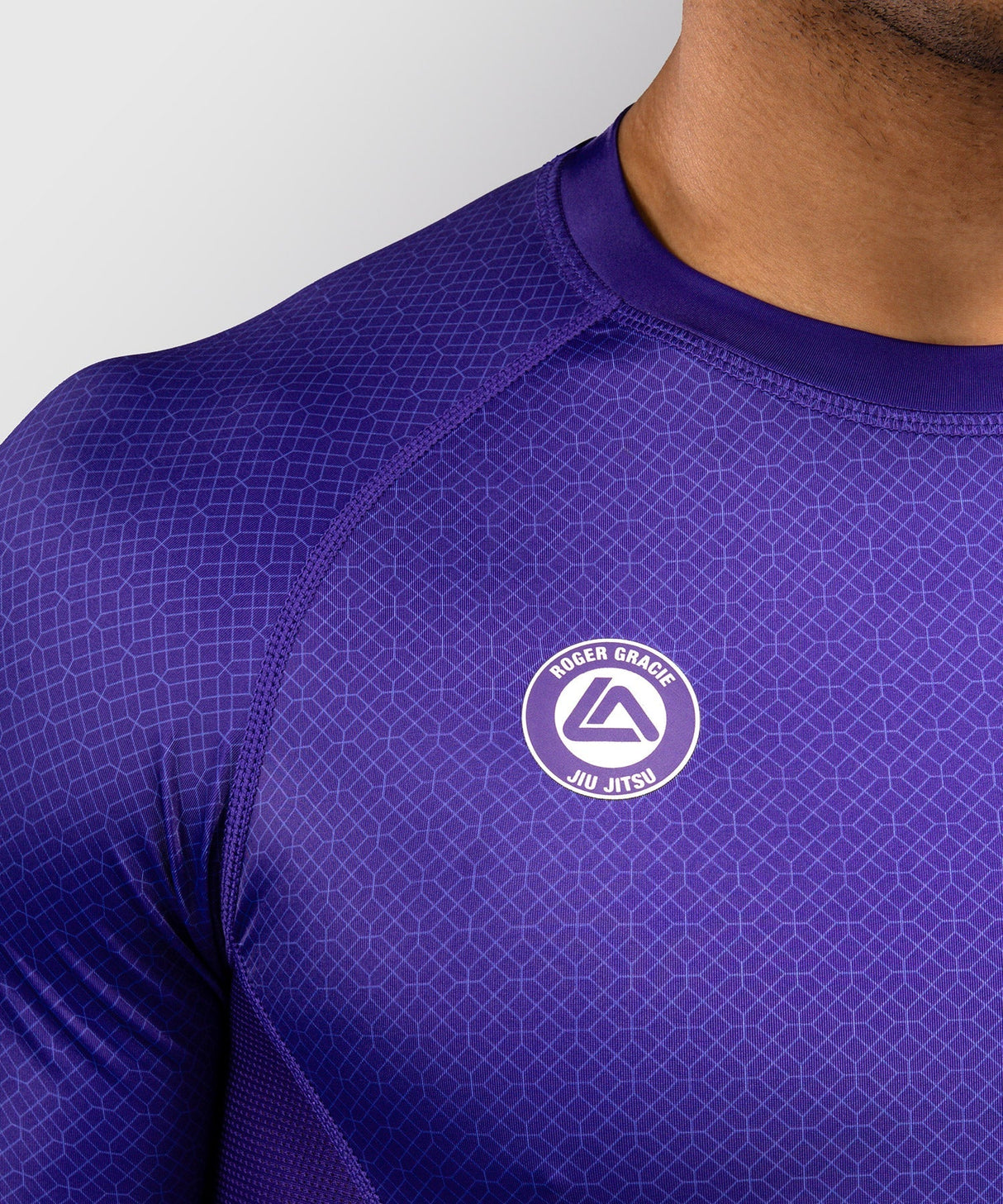 Venum Rashguard x Roger Gracie Academy Kurzarm - Lila