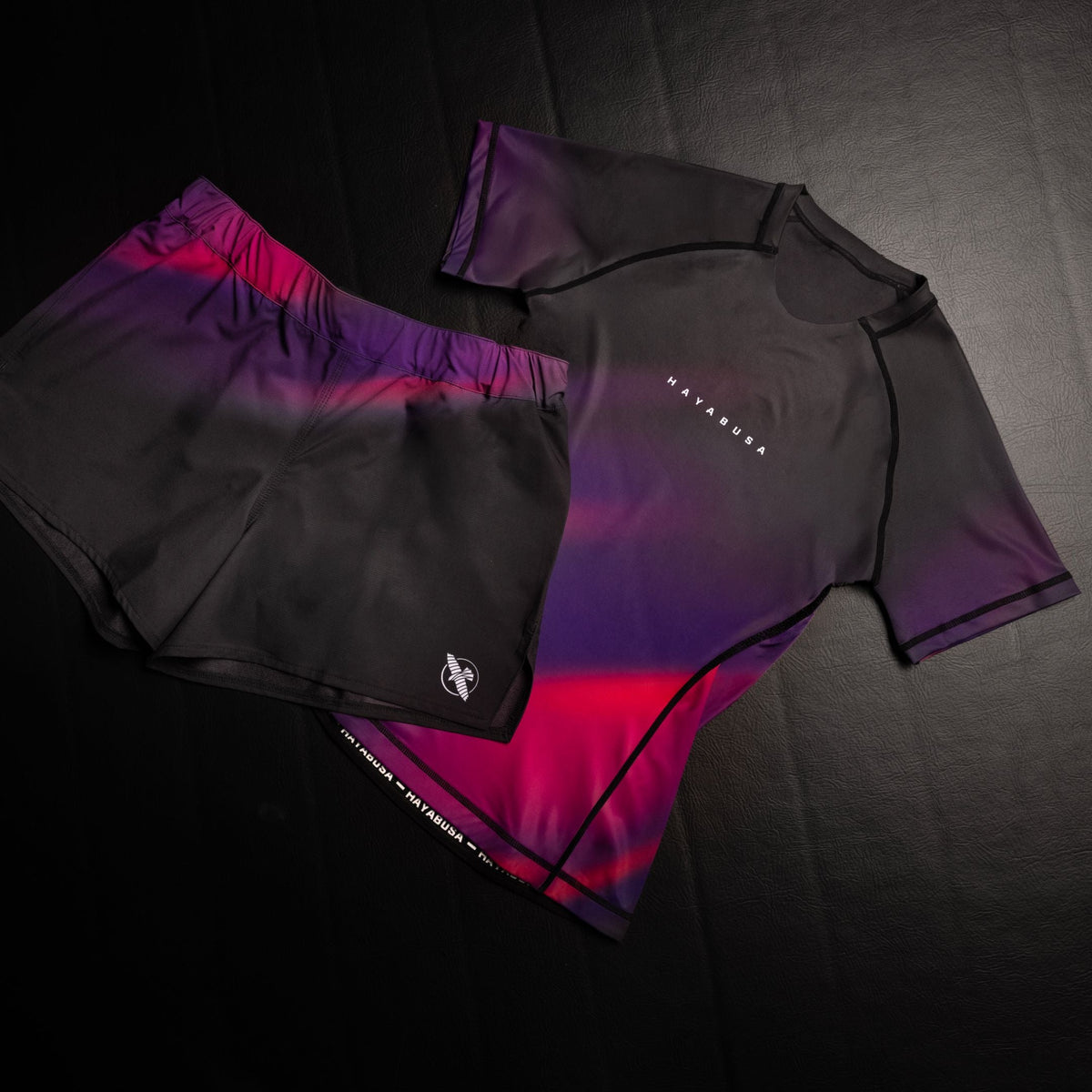 Hayabusa Rashguard Apex Nova Kurzarm Damen - Lila