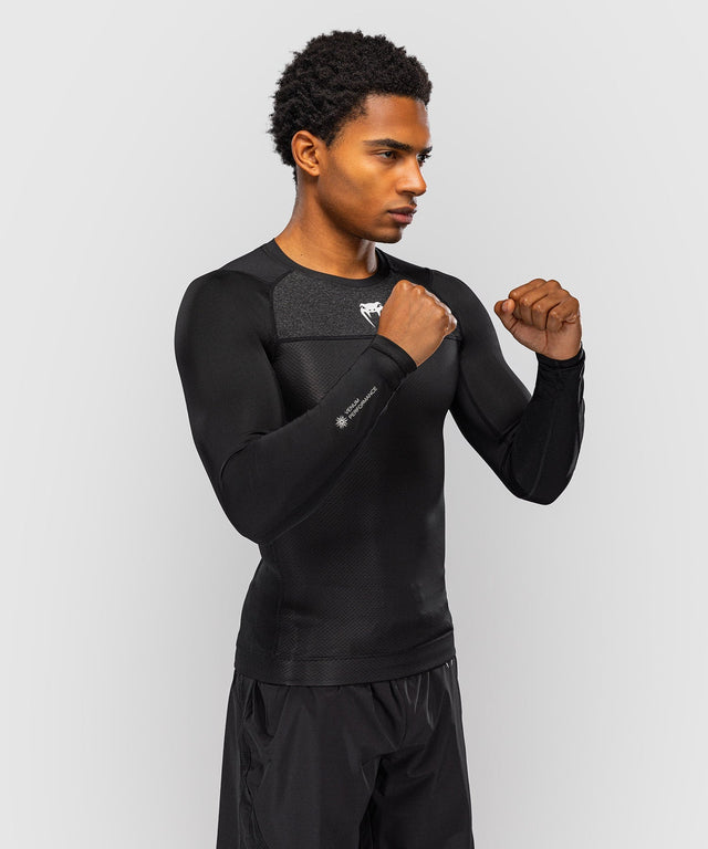Venum Rashguard G-Fit Scale Lange Ärmel - Schwarz