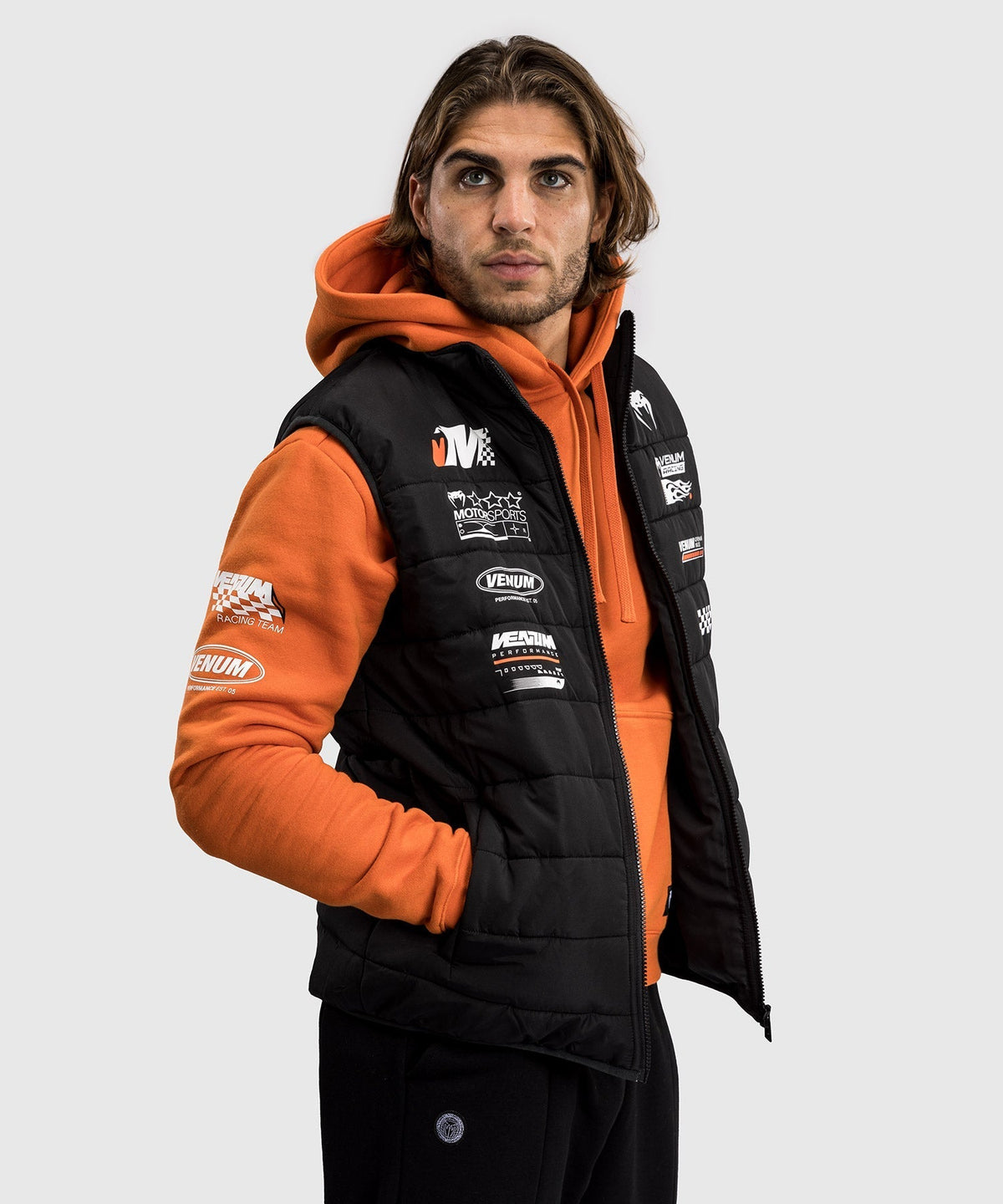 Venum Daunenweste Motorsport - Schwarz