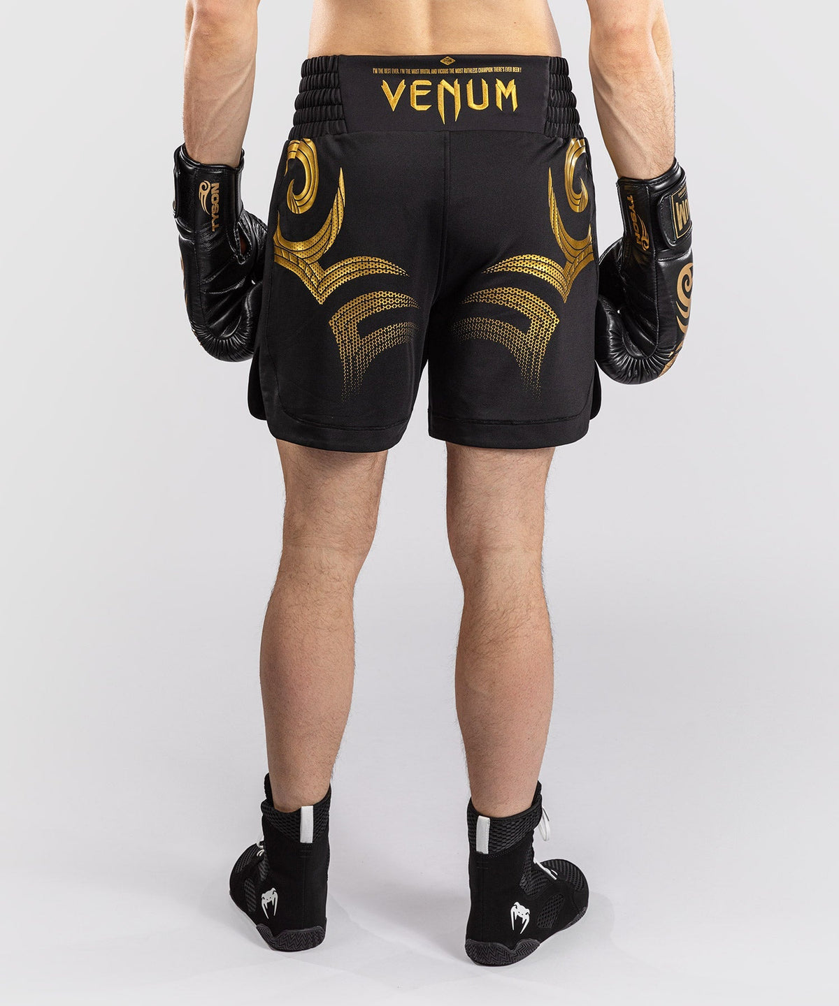 Venum x Mike Tyson Tiger Boxhosen - Schwarz/Gold