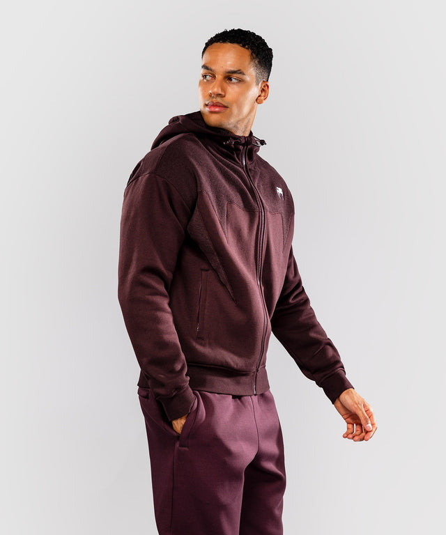 Venum Trainingsjacke Attack Fleece & Weave - Bordeauxrot