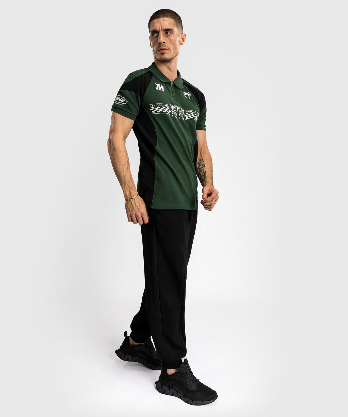 Venum Motorsport Polo - Tiefgrün
