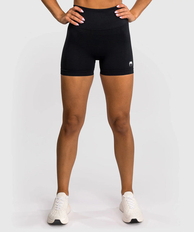 Venum Damen Sculpt Shorts – Schwarz/Weiss