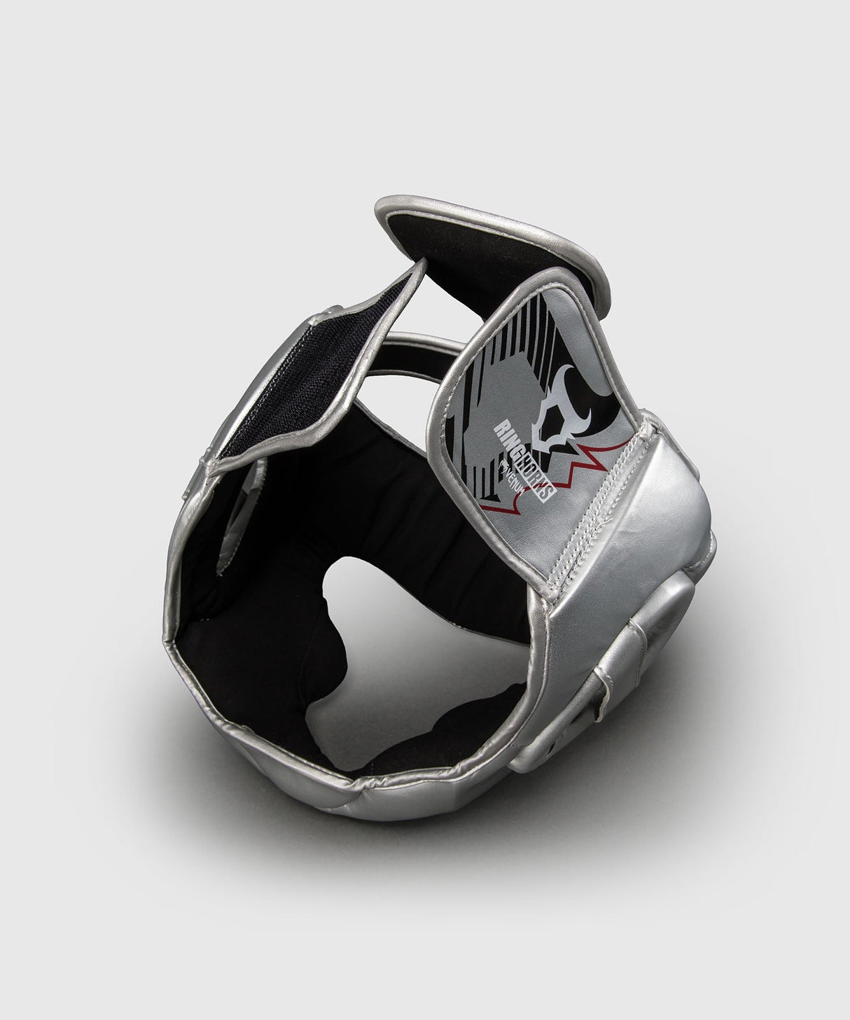 Ringhorns Charger Kopfschutz Silber/Schwarz - Detail