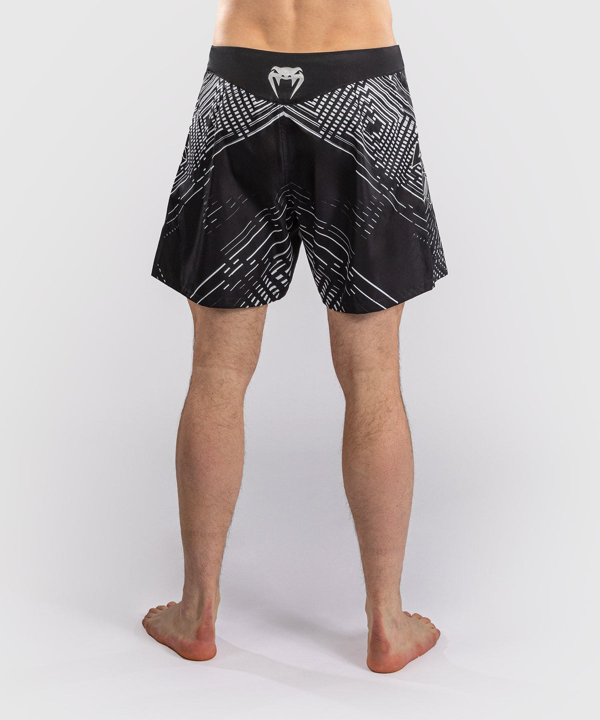 Venum MMA Shorts Midnight Fury - Schwarz/Grau/Silber