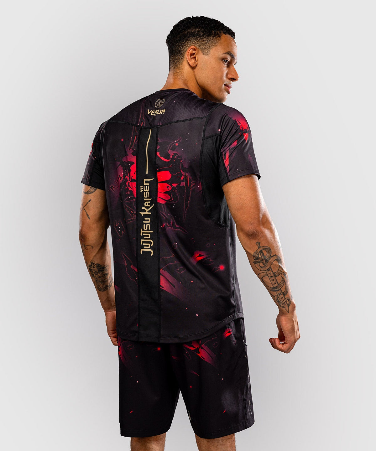 Venum T-Shirt Itadori Dry Tech - Schwarz/Rot