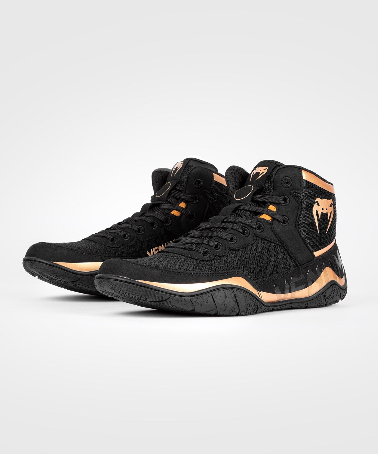 Venum Ringerschuhe Elite - Schwarz/Bronze