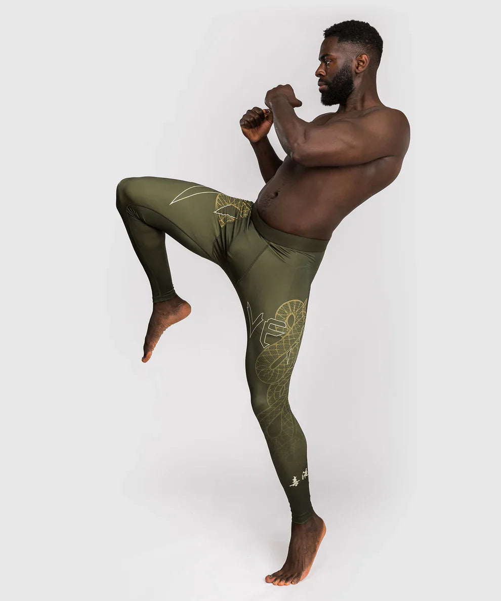 Venum Spats Serpenti – Khaki-Grün