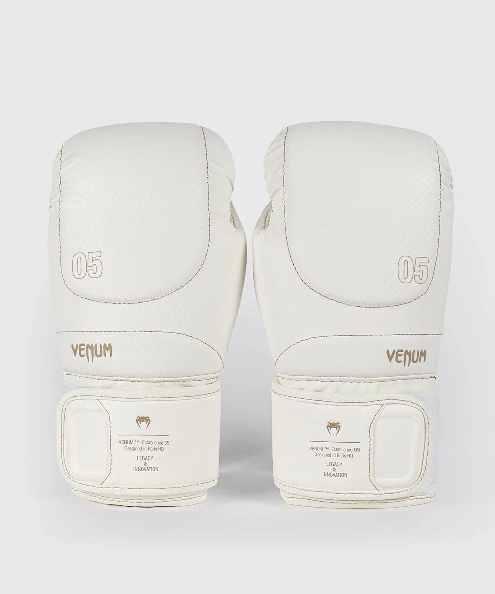 Venum Boxhandschuhe Impact Evo Scales – Elfenbeinweiss