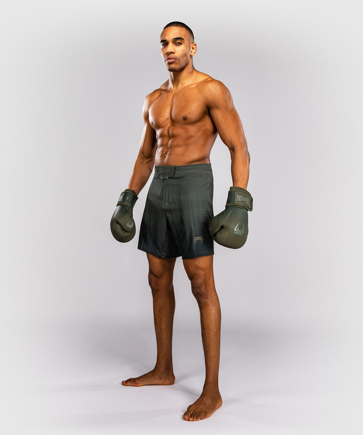 Venum MMA-Shorts Stealth – Khaki/Dunkelgrün