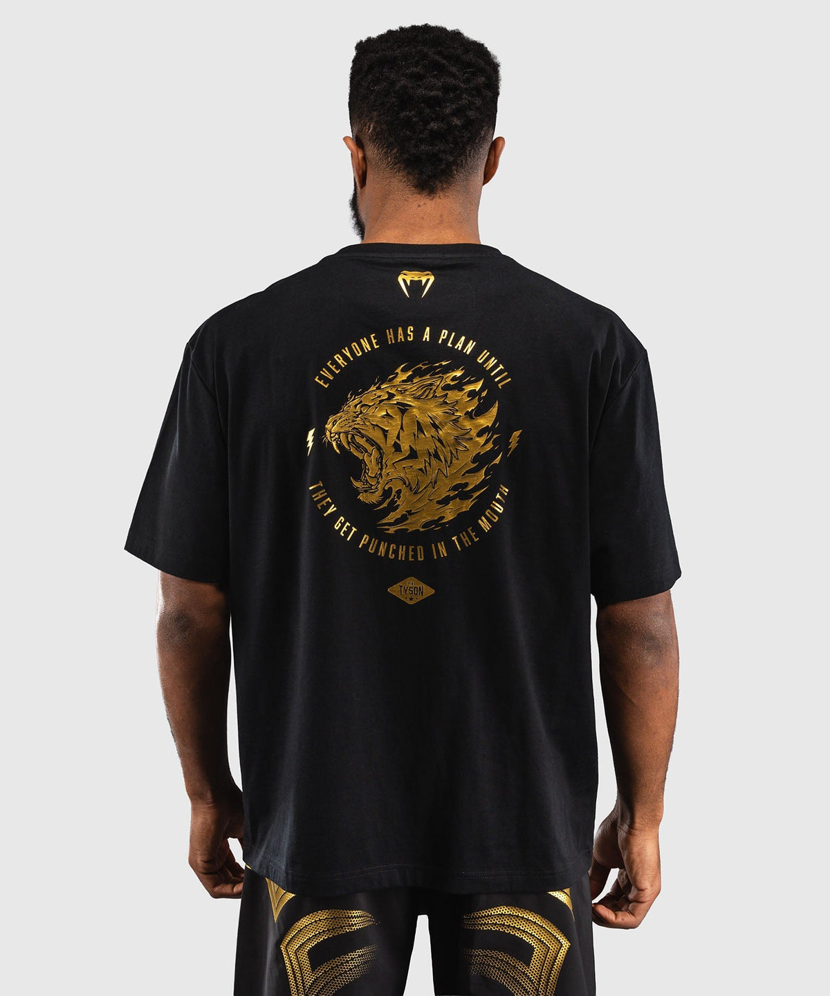 Venum x Mike Tyson T-Shirt Tiger – Schwarz/Gold