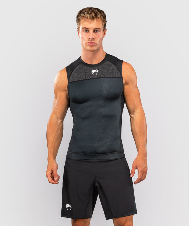 Venum Rashguard G-Fit Scale Ärmellos - Schwarz