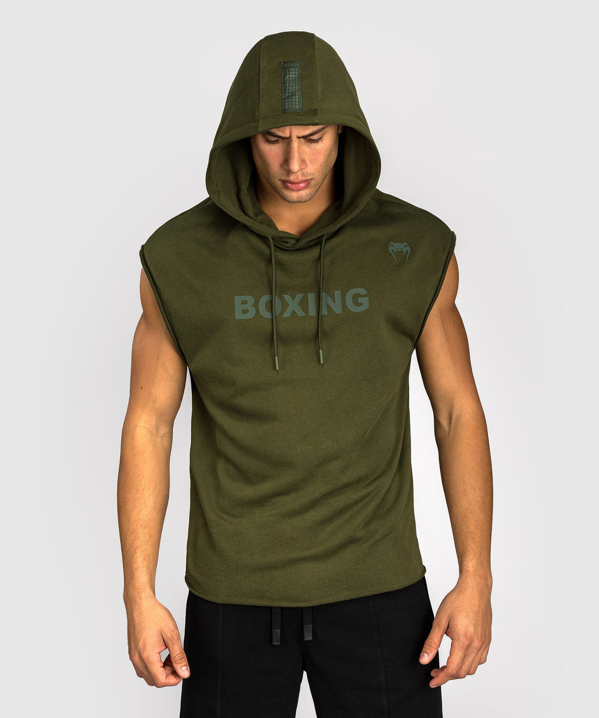 Venum Hoodie Ärmellos Boxing VT - Militärgrün