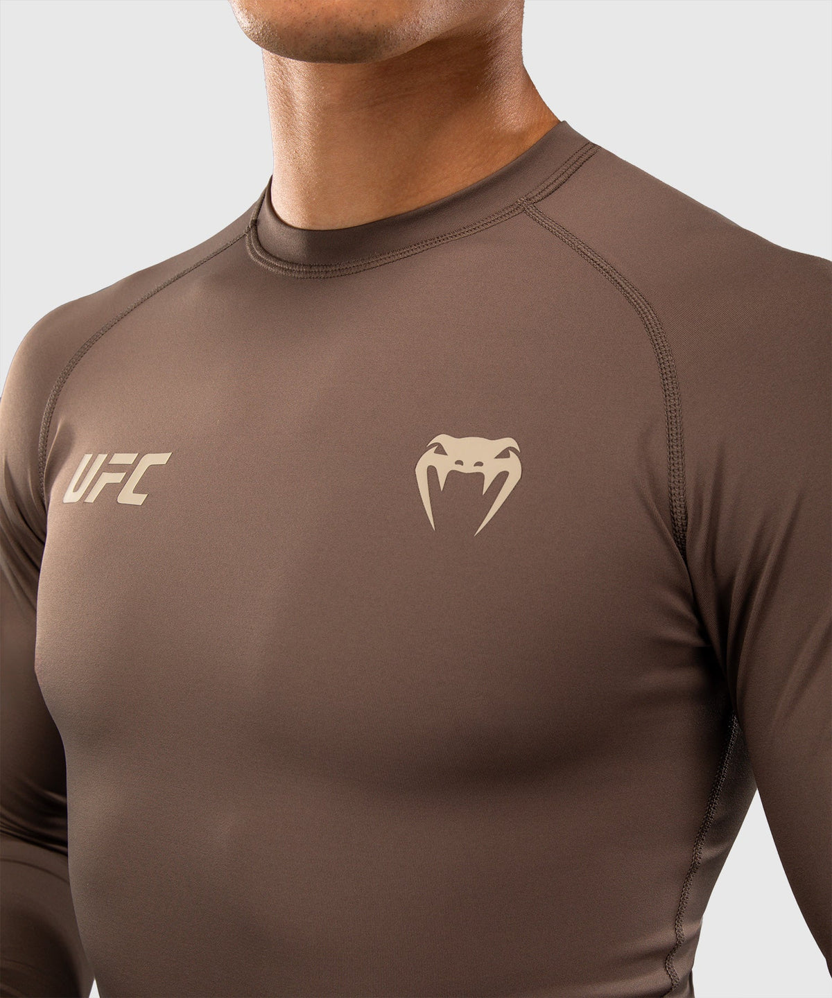 Venum UFC Rashguard Unity Lange Ärmel - Braun