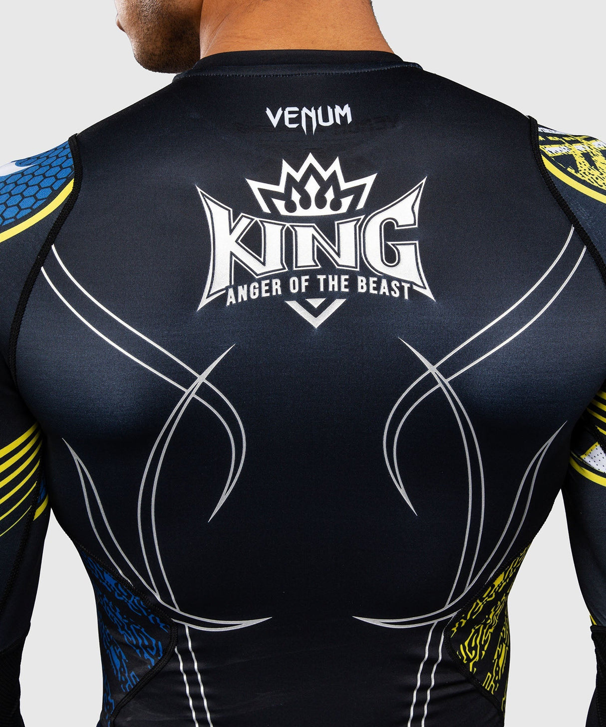 Venum Rashguard TEKKEN 8 King - Zwart/Geel - foto 6
