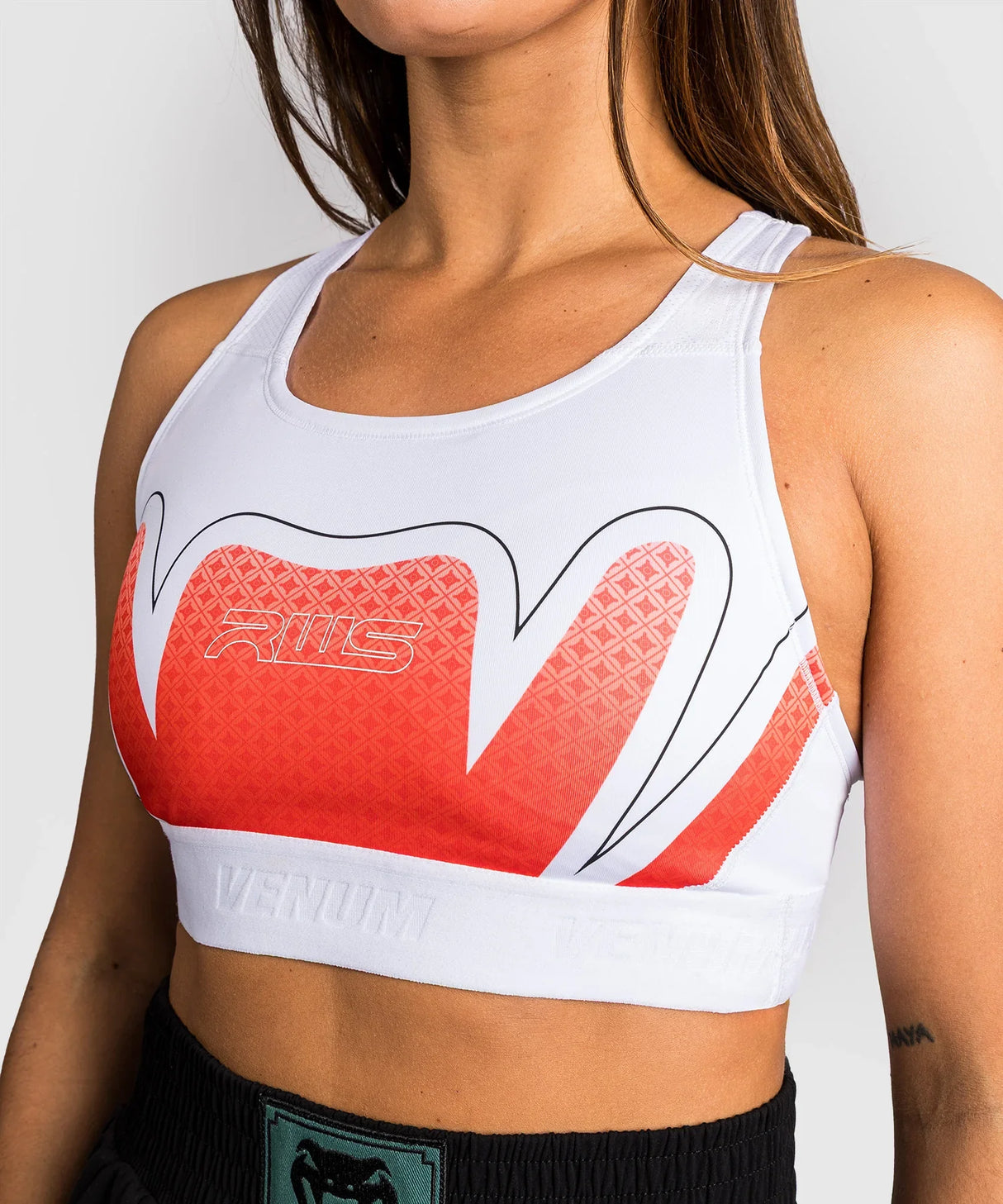 Venum x RWS 2.0 Sport-BH – Weiss/Rot