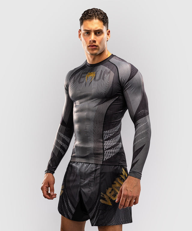 Venum Rashguard Galactic 3.0 Lange Ärmel - Schwarz/Gold