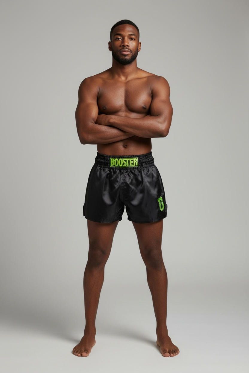 Booster Muay Thai Shorts TBT Core - Schwarz