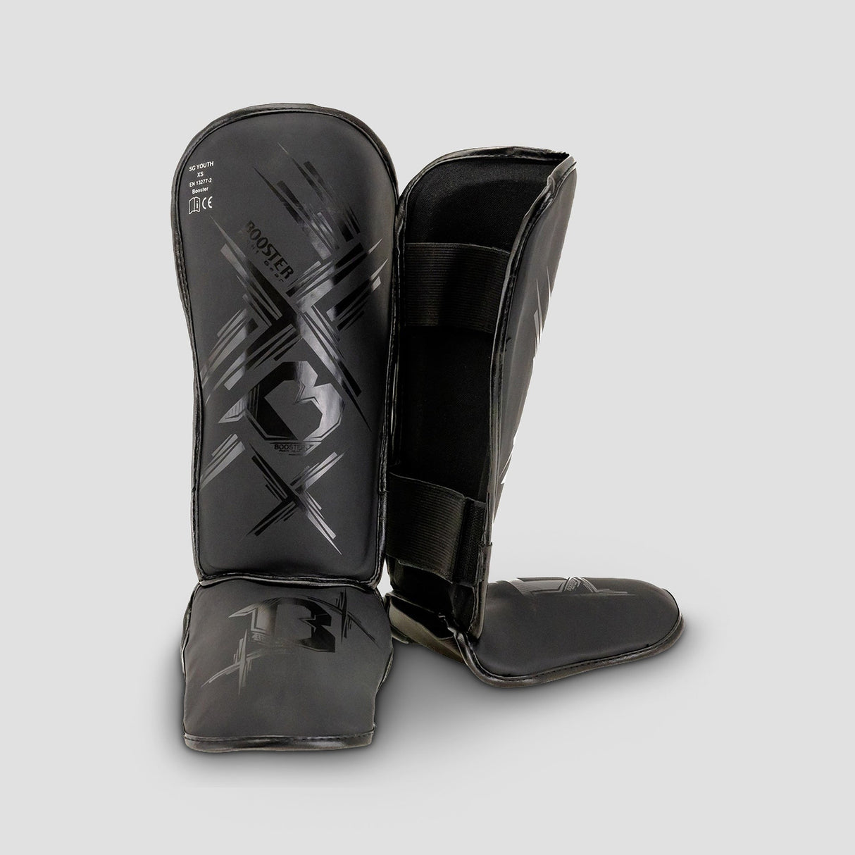 Booster Schienbeinschoner Alpha Kinder - Schwarz
