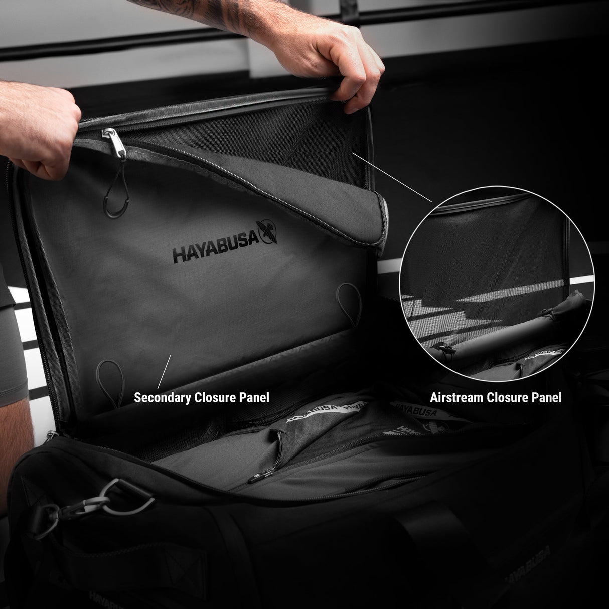 Hayabusa Sporttasche Airstream Athletic - Schwarz
